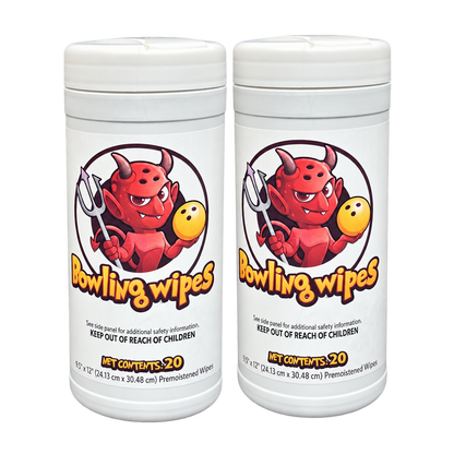 El Diablo Bowling Wipes - 2 Pack